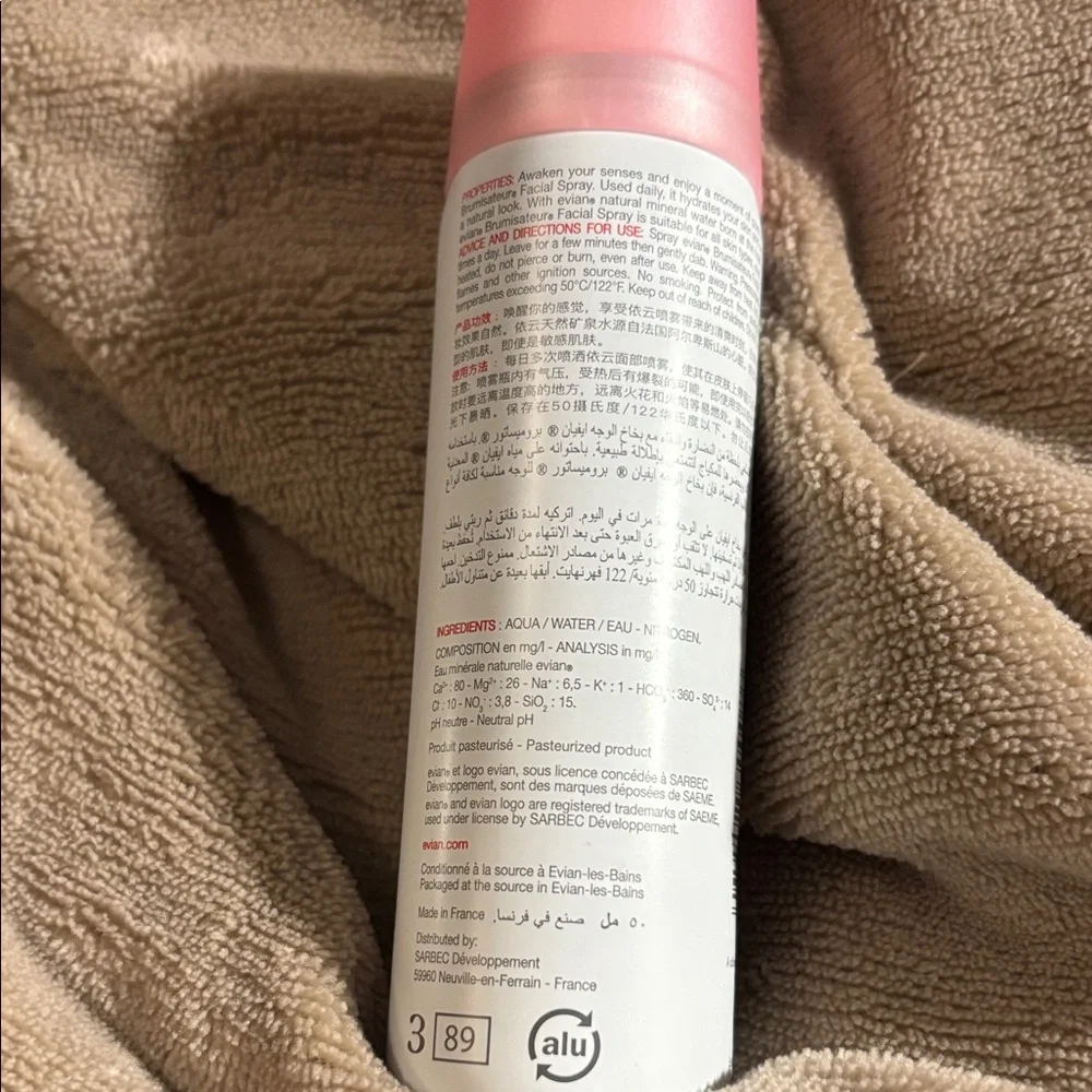 Levian Facial Spray - Refreshing White and Pink Hydration Mist